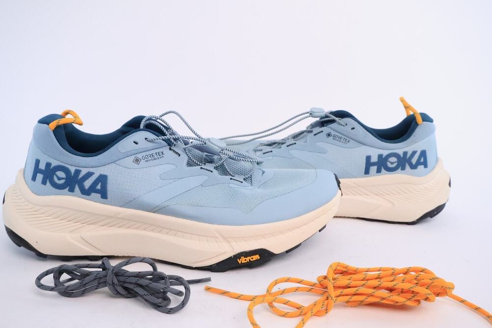 Hoka One One Transport GTX Druzy/Birch Running Shoes Men's Sz 9D NEW Read #84